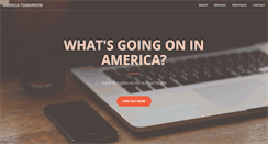 Desktop Screenshot of america-tomorrow.com