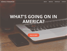 Tablet Screenshot of america-tomorrow.com